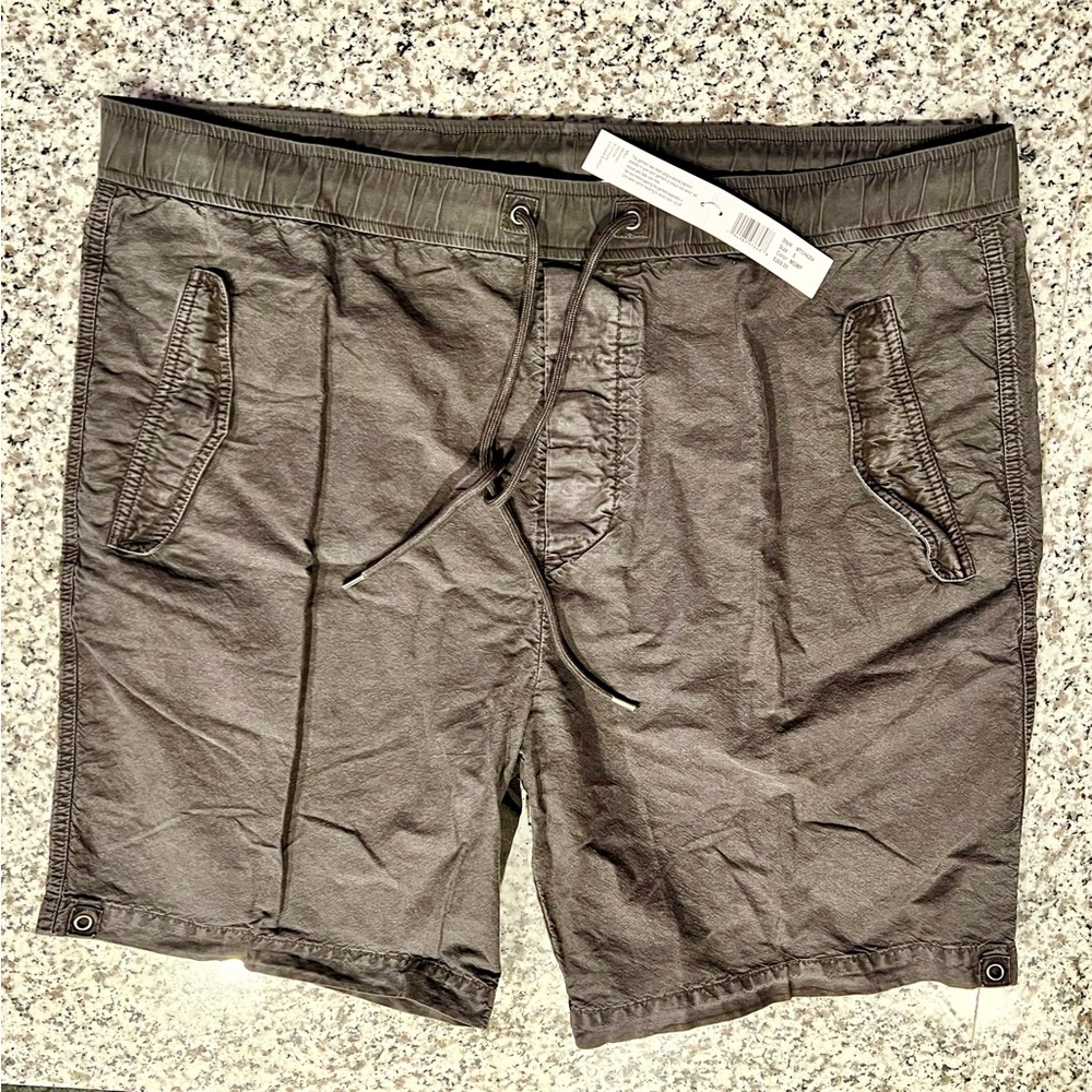 Garment Dyed Men’s James Perse Flat Front Shorts